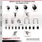 Service Caster 5 Inch 316SS Soft Rubber Swivel 7/8 Inch Expanding Stem Caster Set Lock Brake SCC-SS316TTLEX20S514-SRS-78-4 - alternate 4